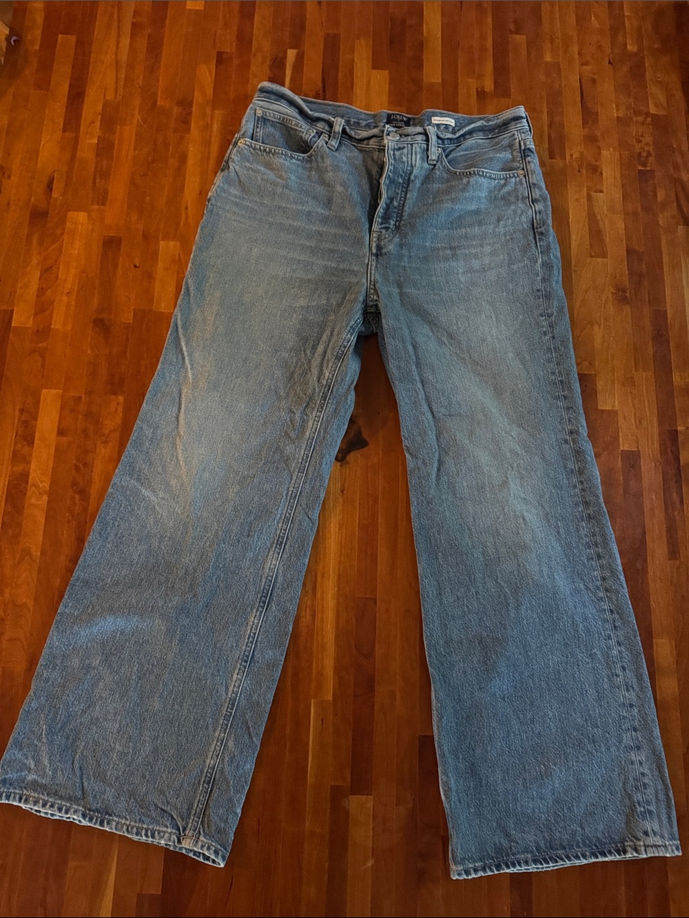 J. Crew Women's Light Blue Wide-Leg Jeans